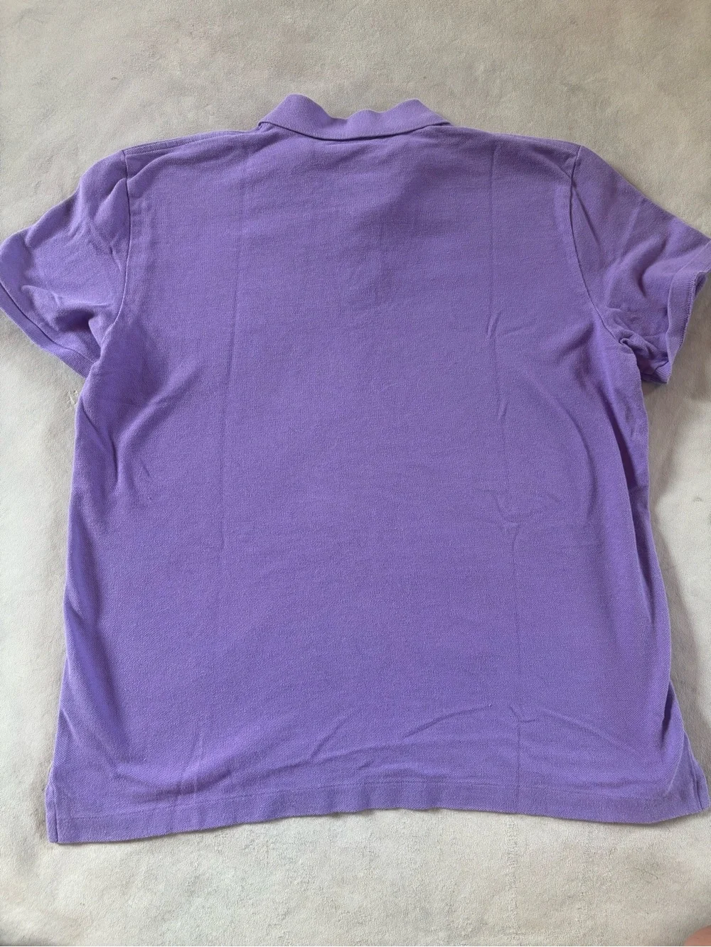 Y2K Ralph Lauren Purple Classic Fit Polo Green Pony Men’s XL